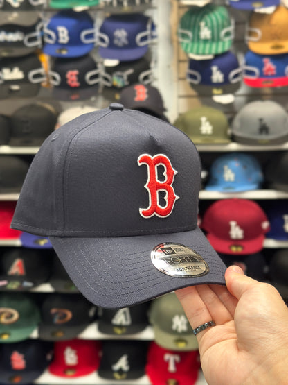 Boston Red Sox MLB A-Frame Snapback | New Era 9FORTY Adjustable Snap | Navy