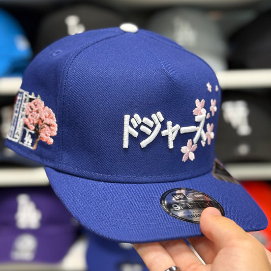 New Era Los Angeles Dodgers 'Sakura Tokyo Series' A-Frame 9FIFTY Snapback Blue