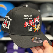 New Era Los Angeles Dodgers 'Anime Ohtani JPN to LA' A-Frame Black 9FIFTY Snapback - Product Image