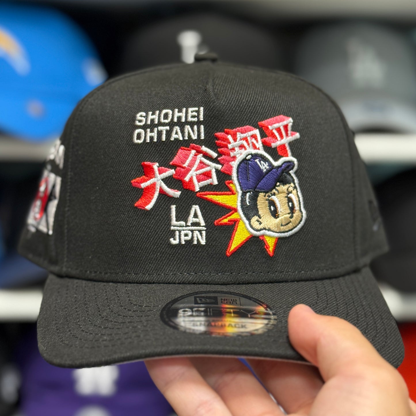 New Era Los Angeles Dodgers 'Anime Ohtani' A-Frame 9FIFTY Snapback Black