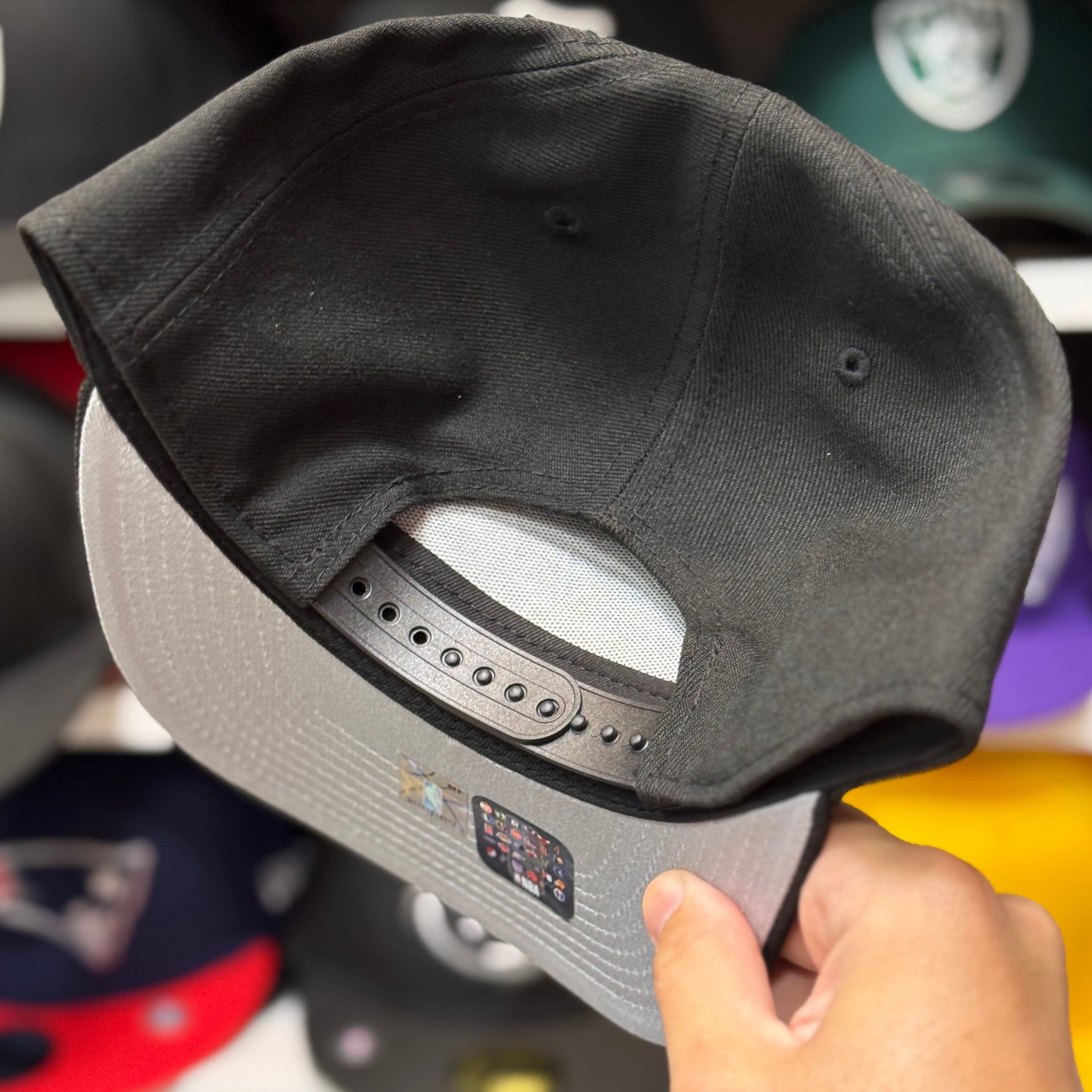 New Era Los Angeles Lakers A-Frame Black 9FIFTY Snapback - Product Image