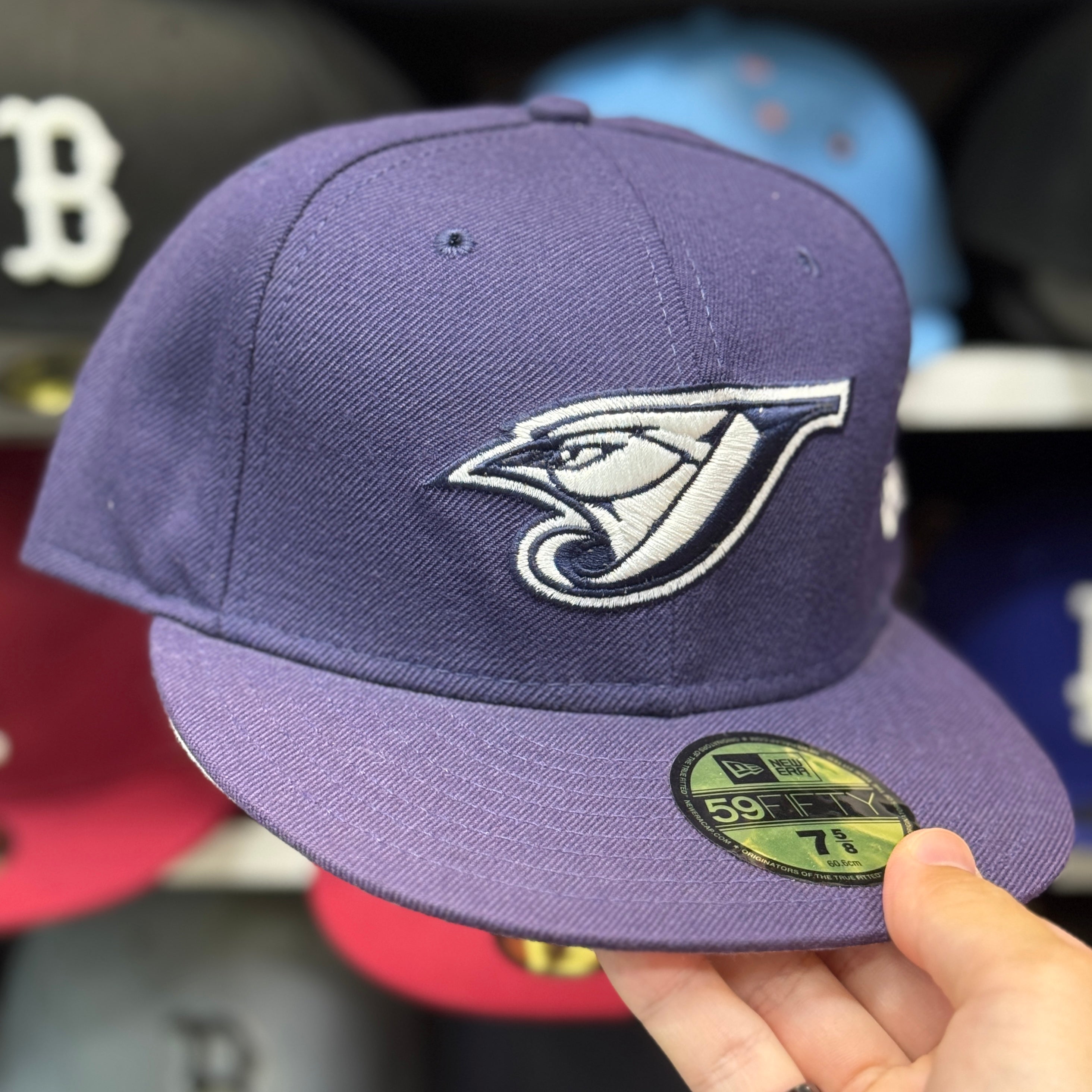 New Era Toronto Blue Jays Vintage Purple 59FIFTY Fitted Hat - Product Image