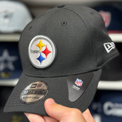 New Era Pittsburgh Steelers 39THIRTY Ball Cap | Black