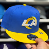 New Era Los Angeles Rams Blue/Yellow 9FIFTY Snapback