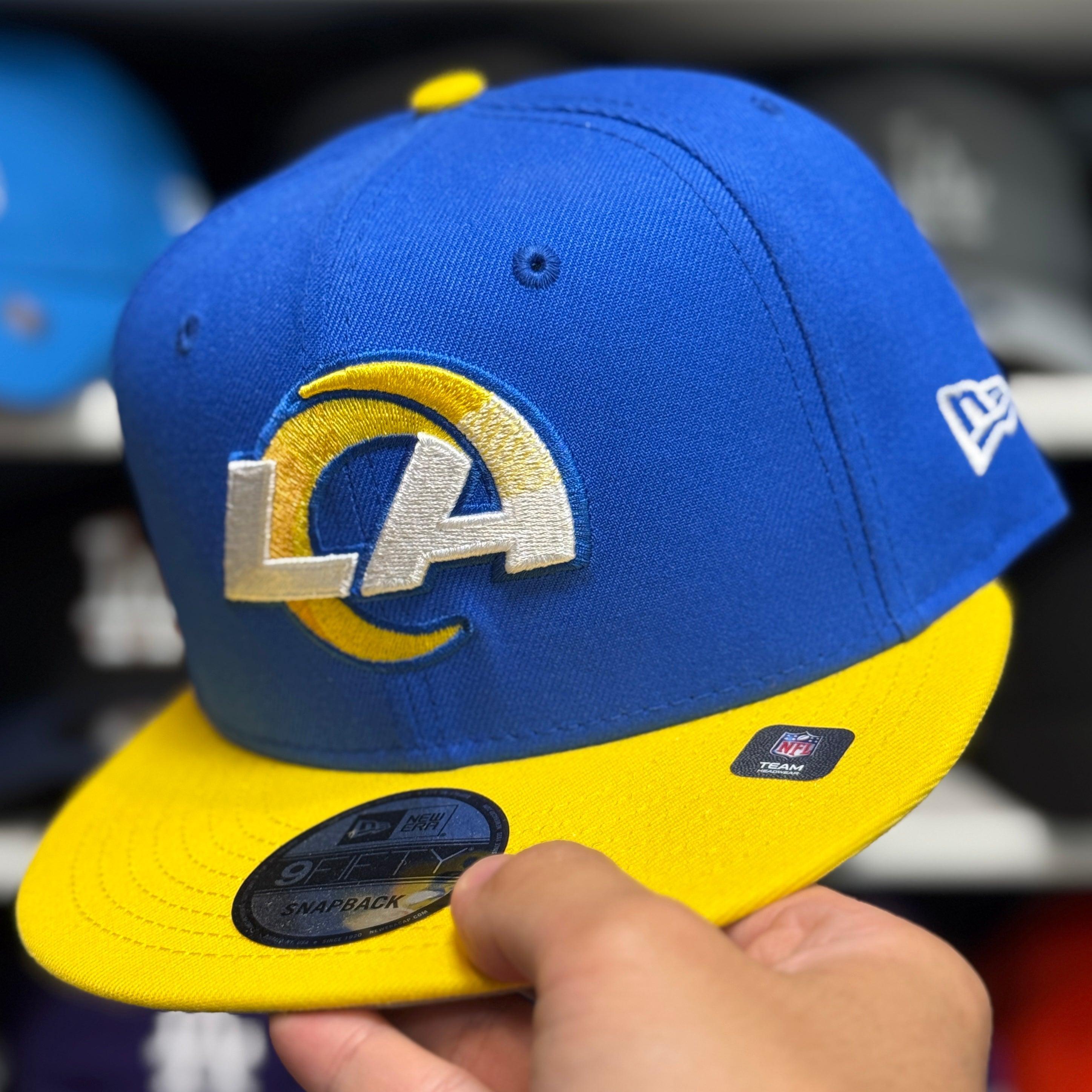 New Era Los Angeles Rams Blue/Yellow 9FIFTY Snapback - Product Image
