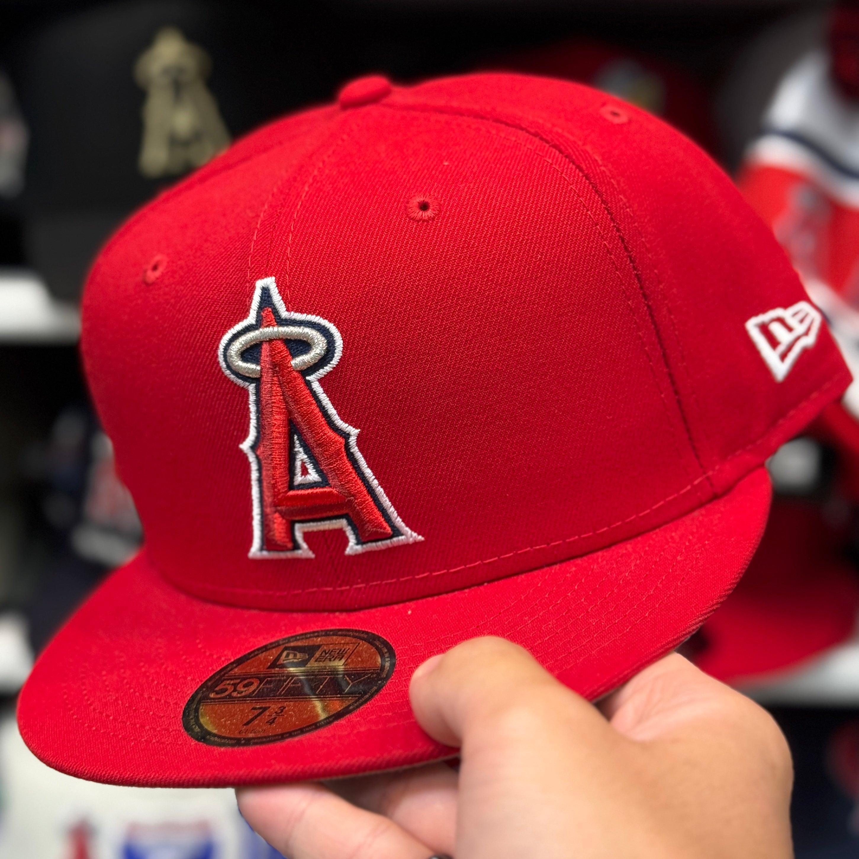 New Era Los Angeles Angels Red 59FIFTY Fitted Hat - Product Image