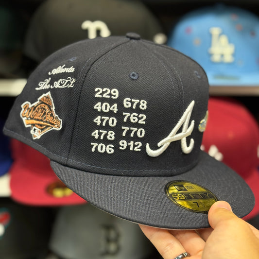 New Era Atlanta Braves 'Atlanta Identity' 59FIFTY Fitted Hat | Navy
