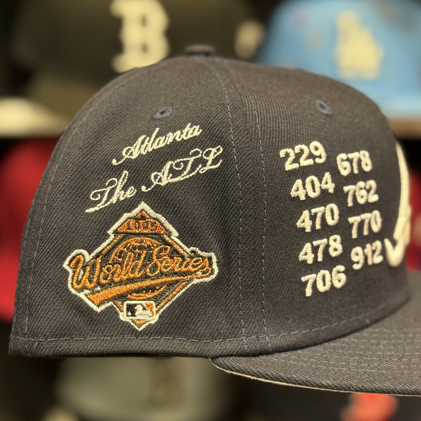 New Era Atlanta Braves 'Atlanta Identity' 59FIFTY Fitted Hat | Navy