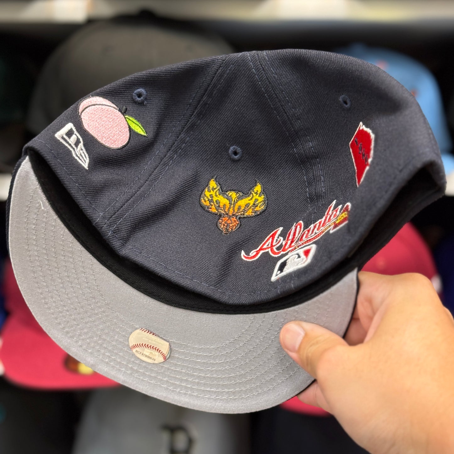 New Era Atlanta Braves 'Atlanta Identity' 59FIFTY Fitted Hat | Navy