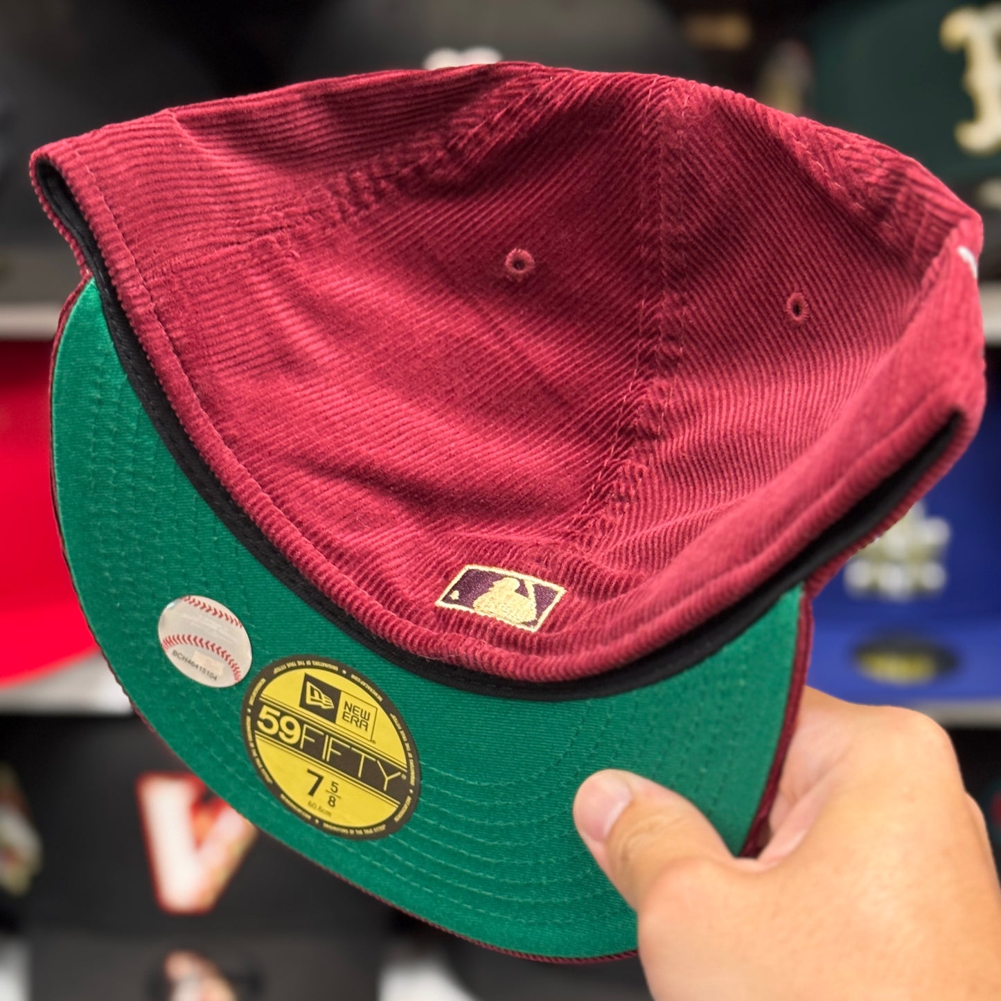 New Era Atlanta Braves 'All Star Game' Corduroy 59FIFTY Fitted Hat | Maroon