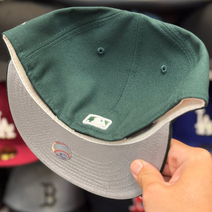 New Era Atlanta Braves 59FIFTY Fitted Hat Dark Green