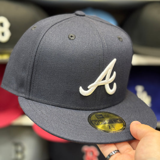 New Era Atlanta Braves 59FIFTY Fitted Hat Navy