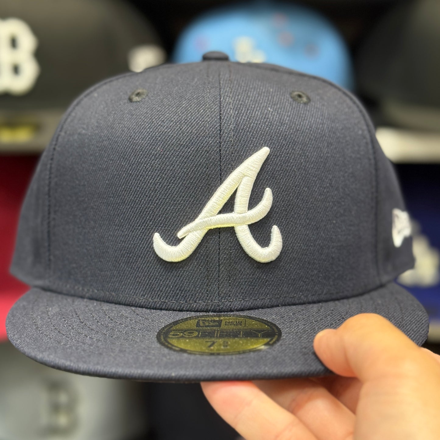 New Era Atlanta Braves 59FIFTY Fitted Hat Navy
