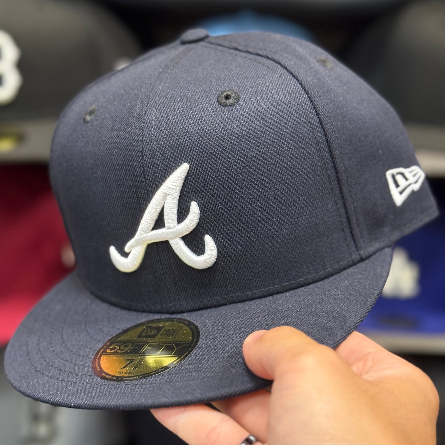 New Era Atlanta Braves 59FIFTY Fitted Hat Navy