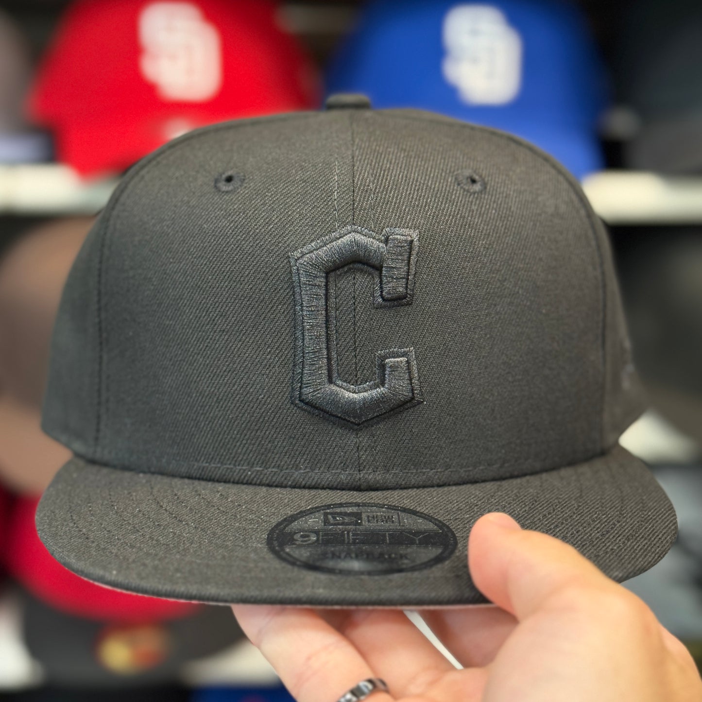 New Era Cleveland Guardians 9FIFTY Snapback Black