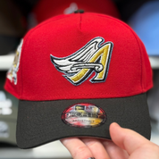New Era Anaheim Angels '50th Anniversary' A-Frame Red/Black 9FORTY Snapback - Product Image