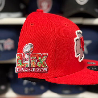 Kansas City Chiefs Super Bowl Side Patch | New Era 9FIFTY Snapback | Red