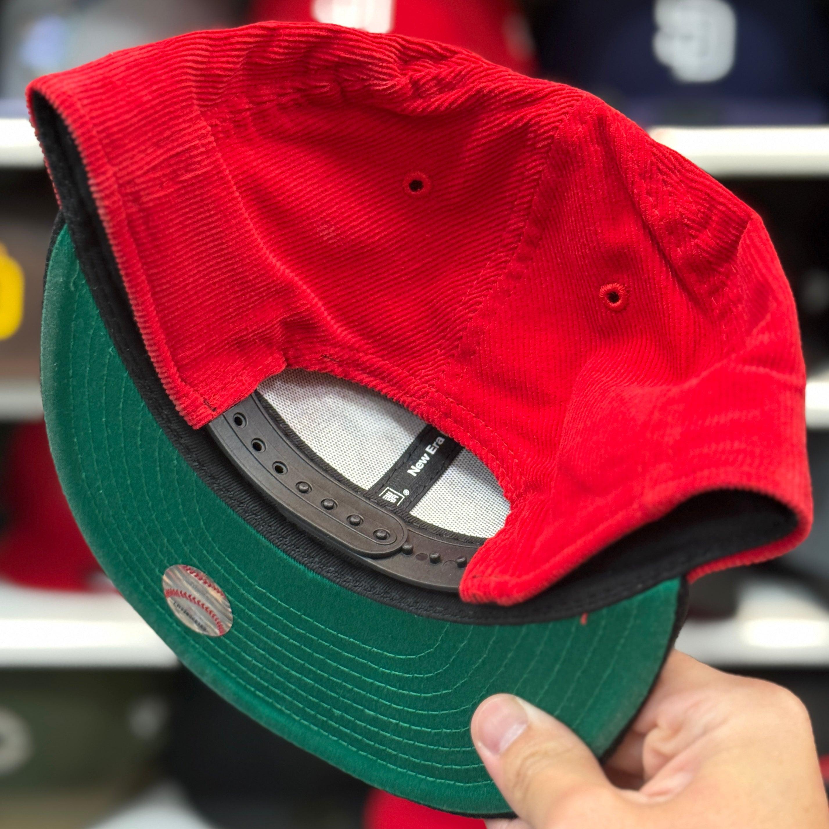 New Era Cincinnati Reds Corduroy Red/Black 9FIFTY Snapback - Product Image