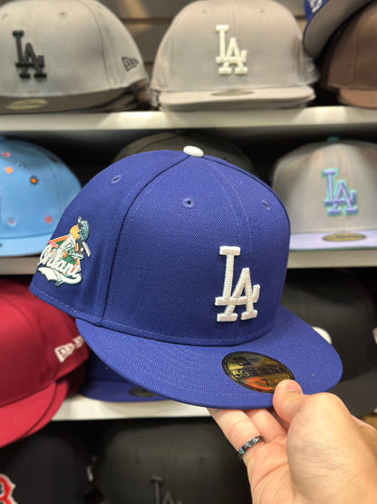 LA Dodgers MLB 'Shohei Ohtani' Patch Fitted Hat | New Era 59FIFTY Sized Cap | Blue