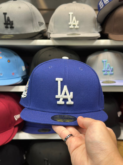 LA Dodgers MLB 'Shohei Ohtani' Patch Fitted Hat | New Era 59FIFTY Sized Cap | Blue