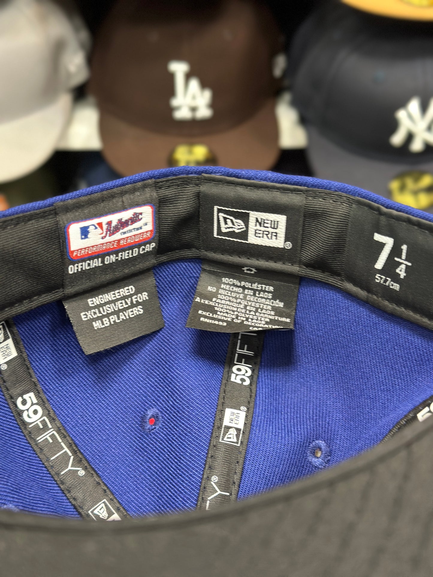 LA Dodgers MLB 'Shohei Ohtani' Patch Fitted Hat | New Era 59FIFTY Sized Cap | Blue