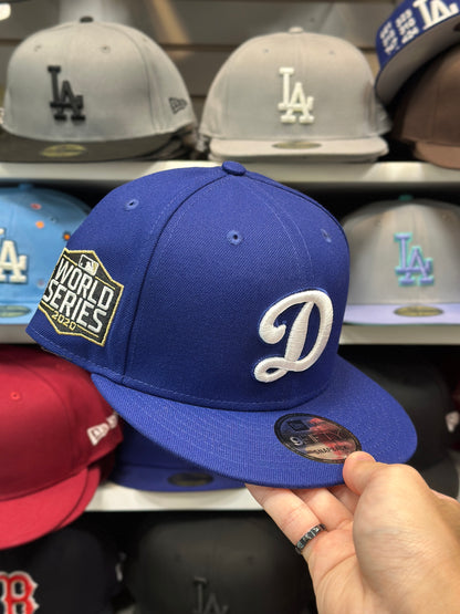 LA Dodgers MLB 'World Series D' Snapback | New Era 9FIFTY Adjustable Snap | Blue