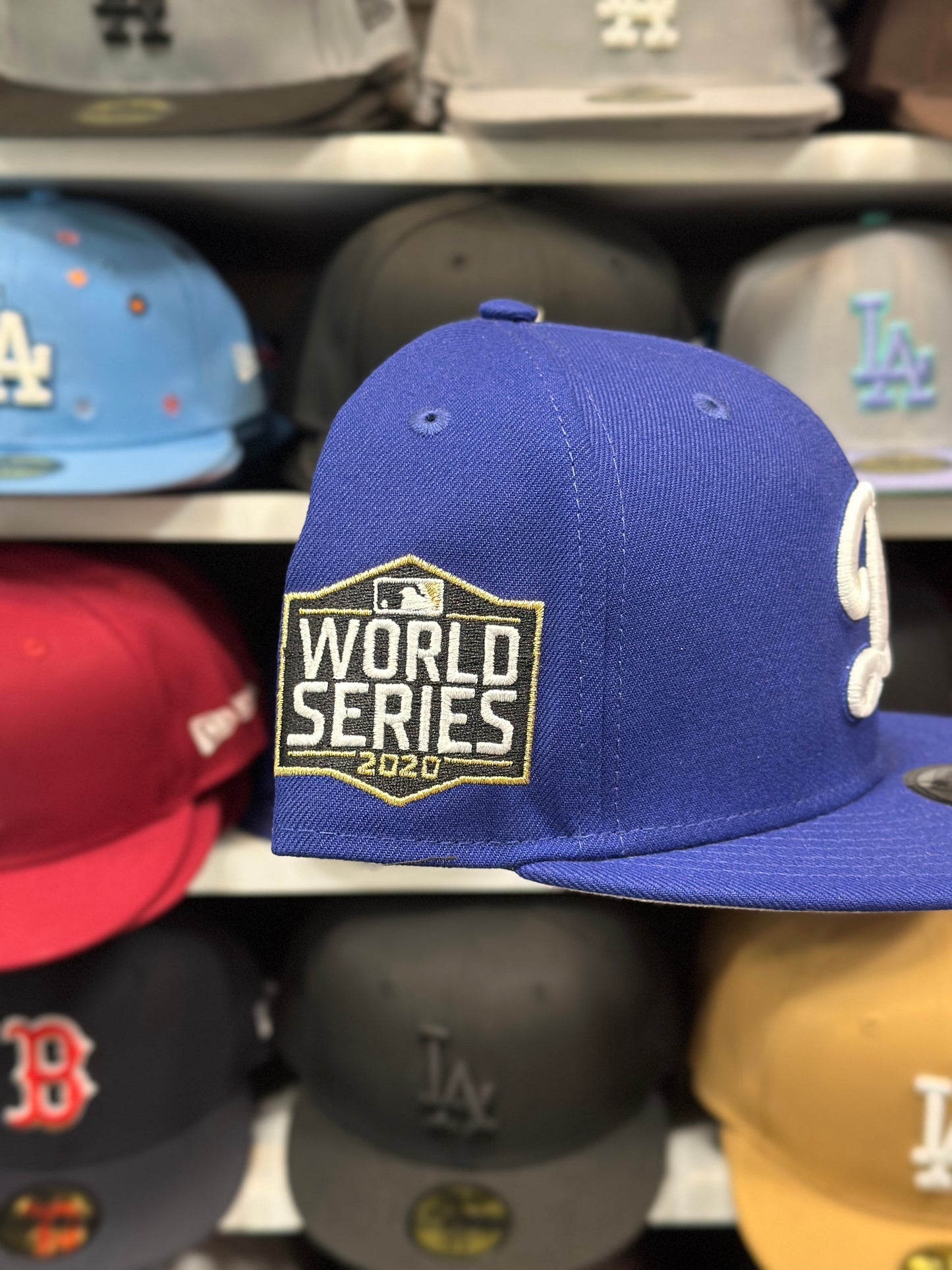 LA Dodgers MLB 'World Series D' Snapback | New Era 9FIFTY Adjustable Snap | Blue