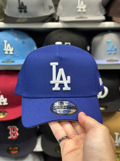 LA Dodgers MLB A-Frame Snapback | New Era 9FORTY Adjustable Snap | Blue