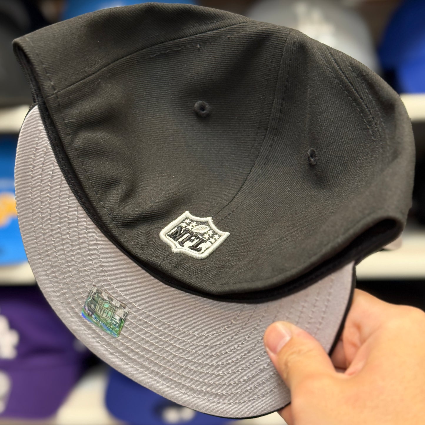 New Era Los Angeles Rams Black 59FIFTY Fitted Hat - Product Image