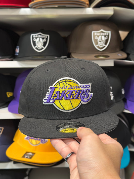 LA Lakers NBA Classic Snapback | New Era 9FIFTY Adjustable Snap | Black