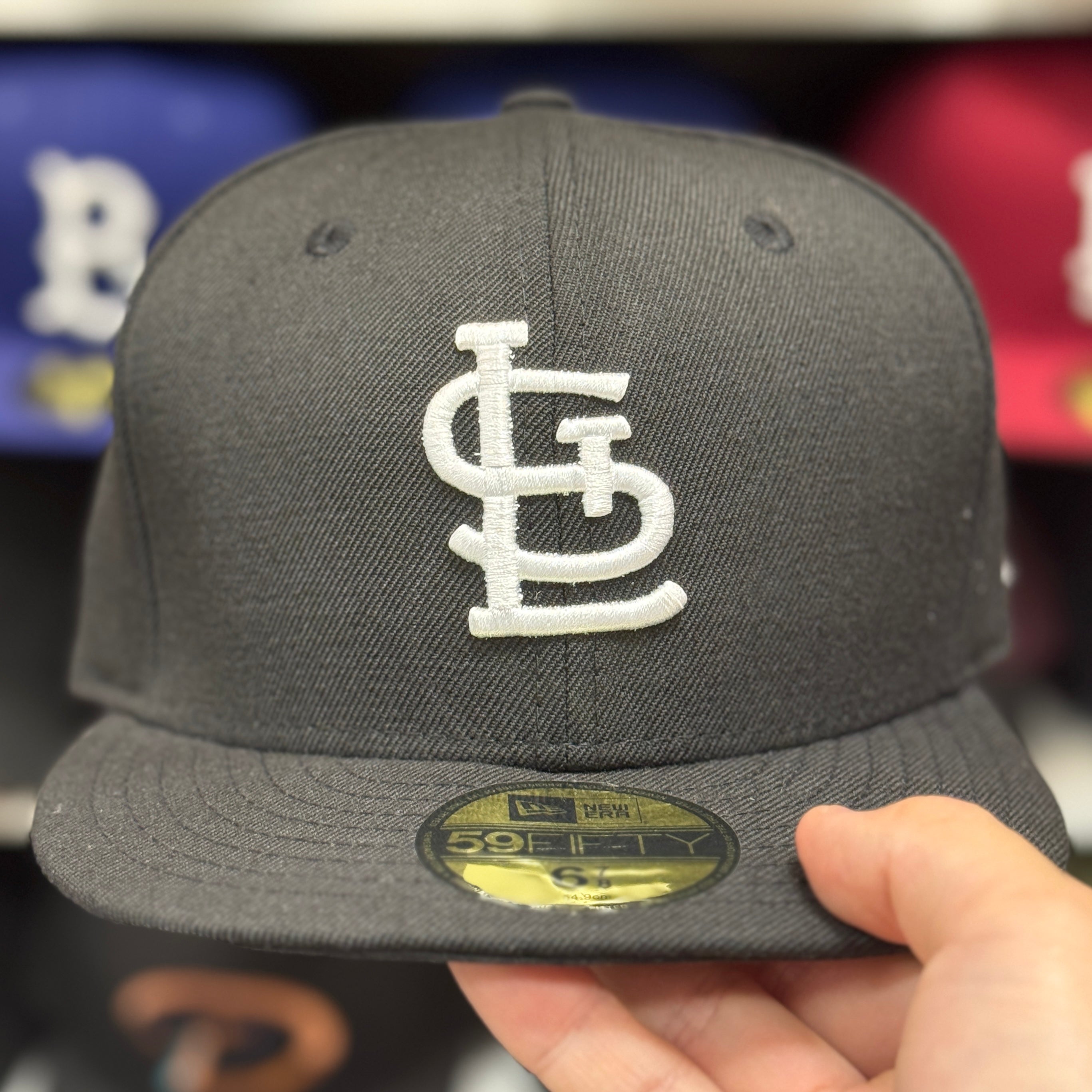 New Era St. Louis Cardinals Black 59FIFTY Fitted Hat - Product Image