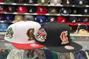 Los Angeles Angels '35th Anniversary' White/Red Patch Mitchell & Ness Snapback - Product Image
