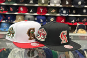 Los Angeles Angels '35th Anniversary' Black Mitchell & Ness Snapback | Creme Under Brim - Product Image