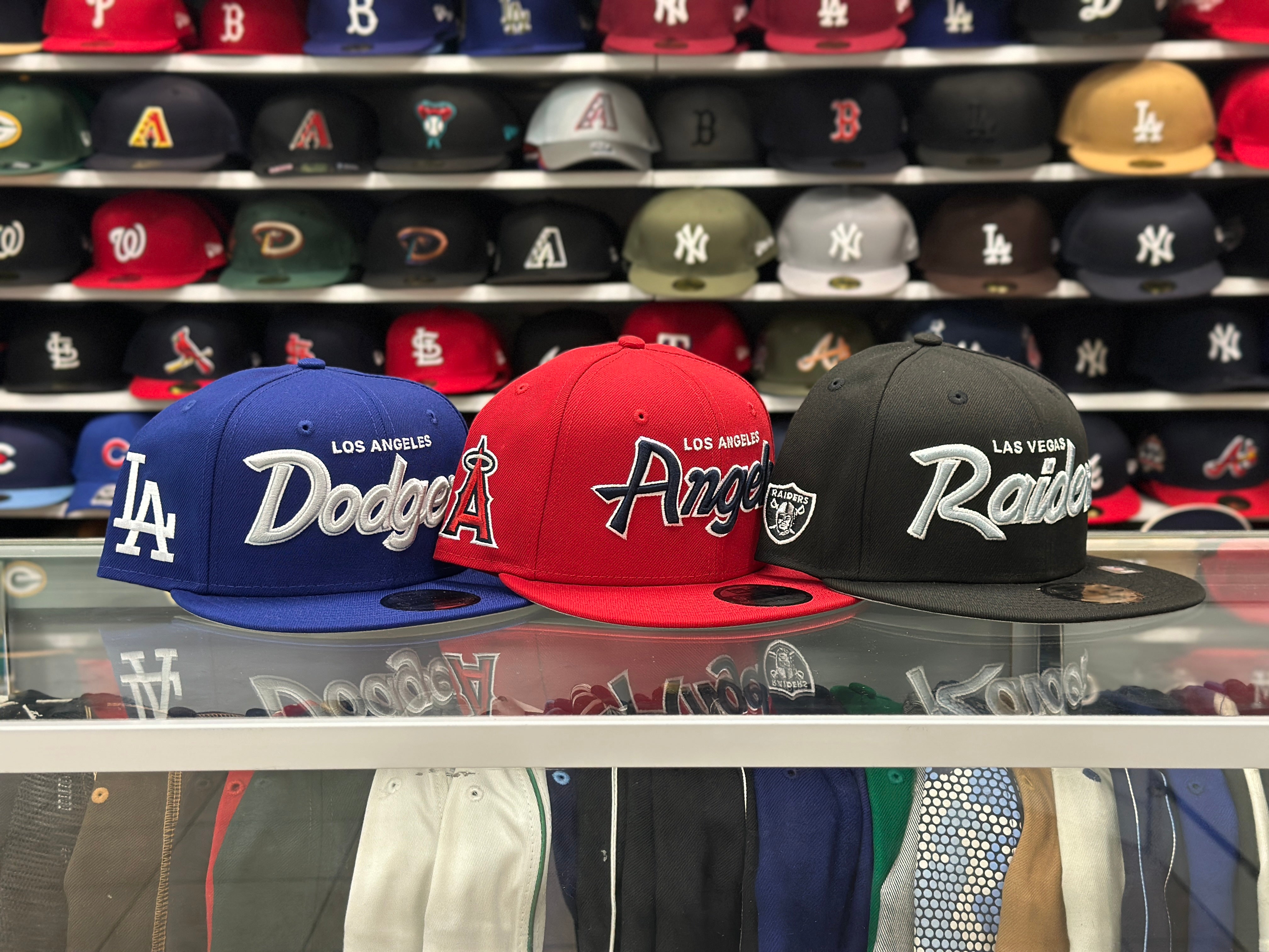 New Era Las Vegas Raiders 'Script Logo' Black/Silver 9FIFTY Snapback - Product Image