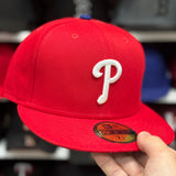 New Era Philadelphia Phillies Red 59FIFTY Fitted Hat
