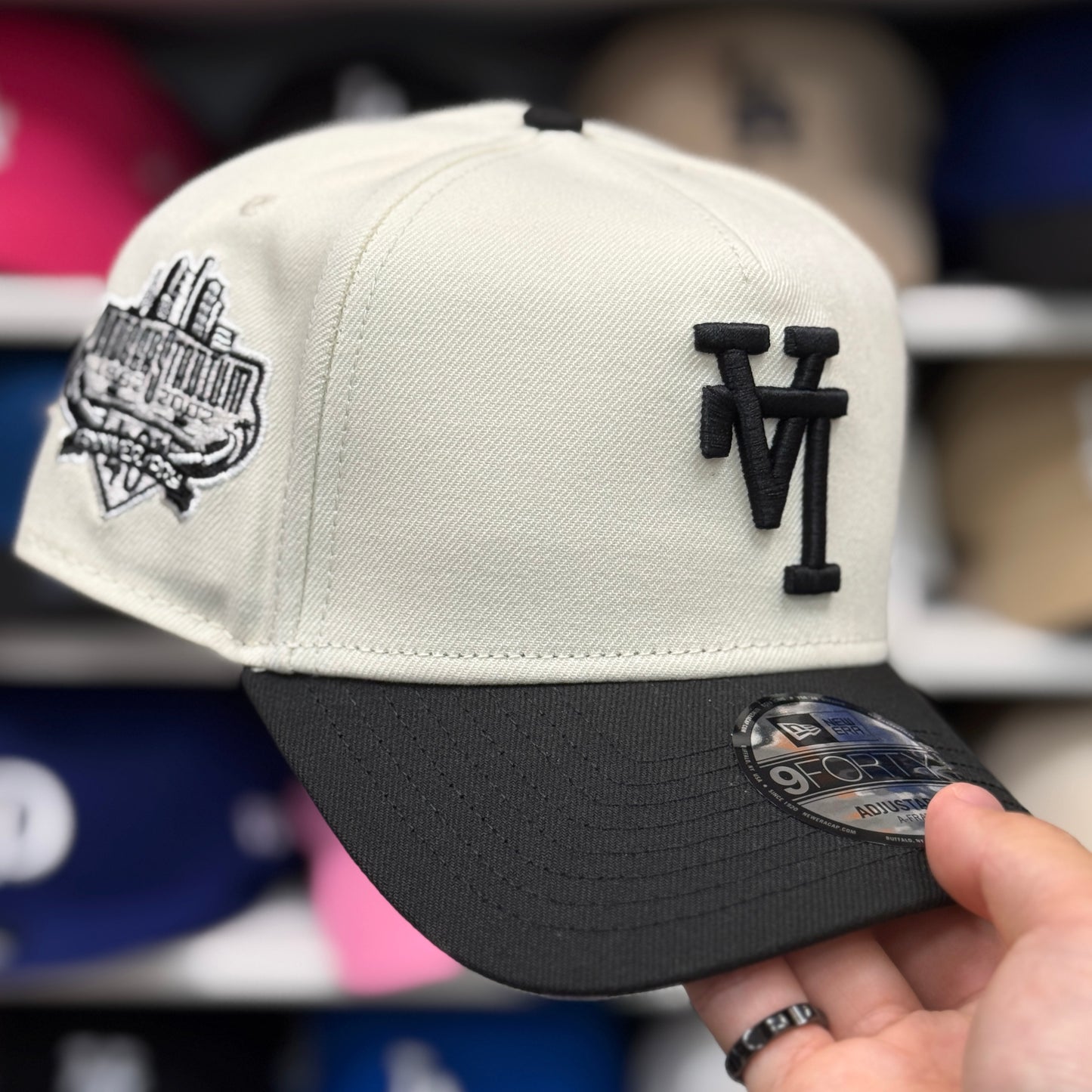 New Era Los Angeles Dodgers '40th Anniversary' A-Frame Creme/Black 9FORTY Snapback