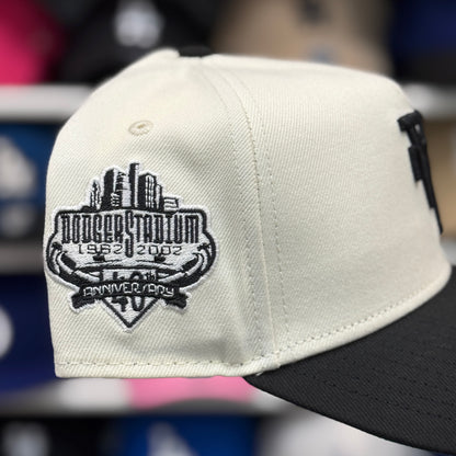 New Era Los Angeles Dodgers '40th Anniversary' A-Frame Creme/Black 9FORTY Snapback