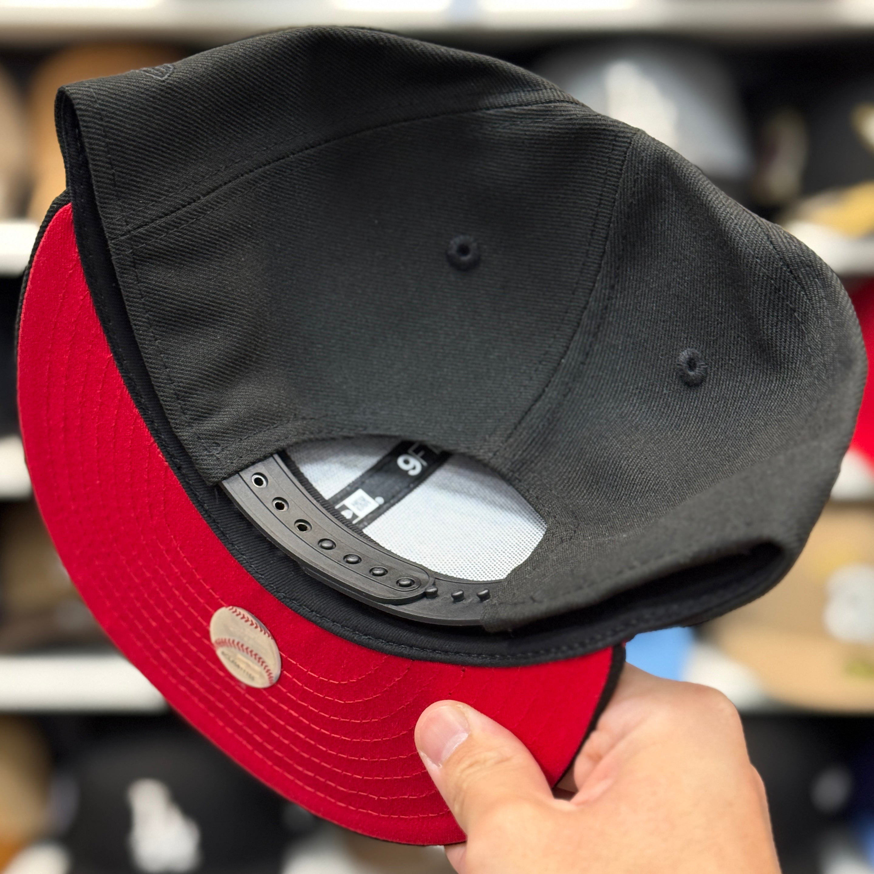 New Era Los Angeles Angels '35th Anniversary' Black/Red 9FIFTY Snapback - Product Image