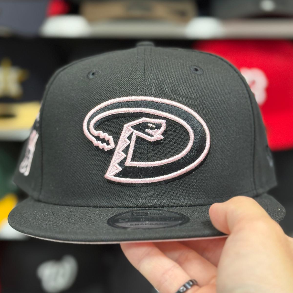 New Era Arizona Diamondbacks '1998 Inaugural Season' Black/Pink 9FIFTY Snapback - Product Image