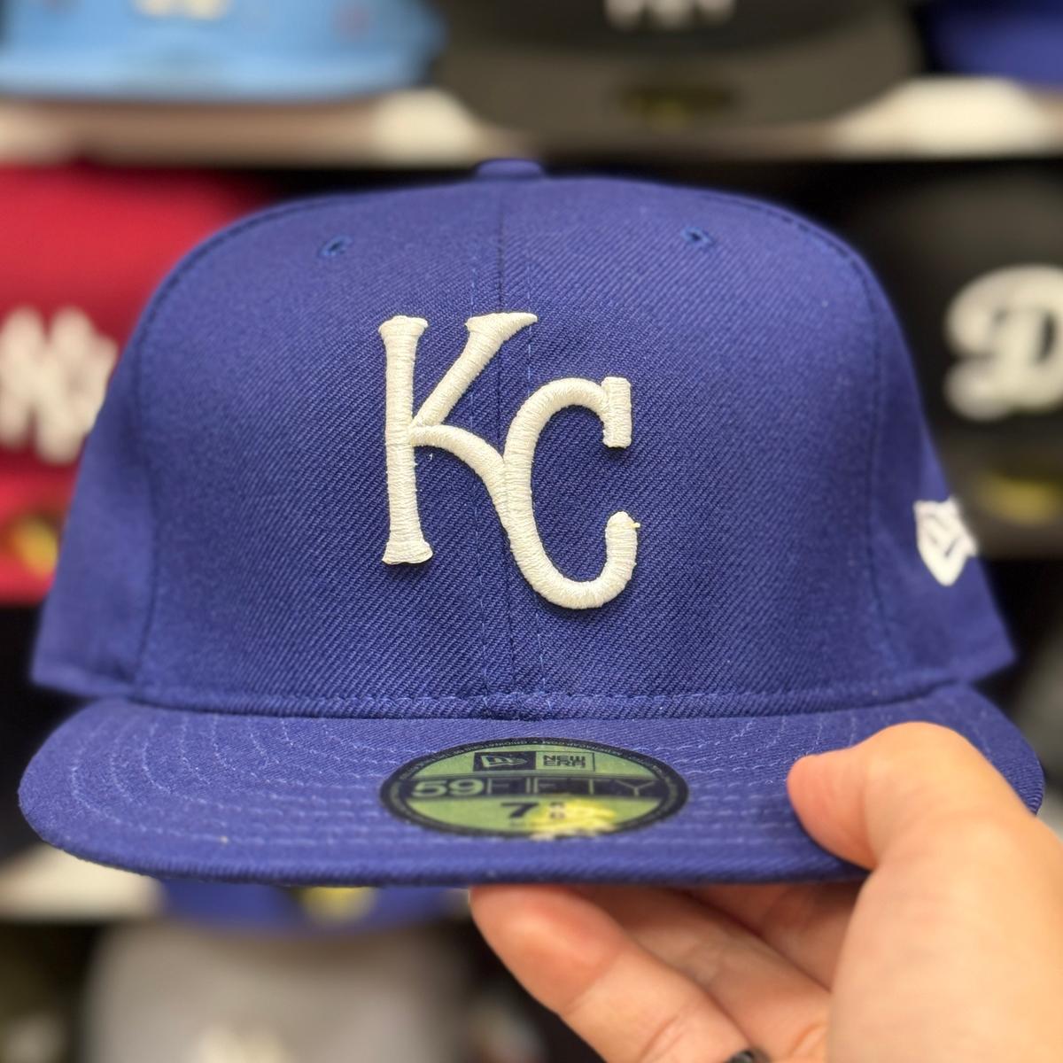 New Era Kansas City Royals Blue 59FIFTY Fitted Hat - Product Image