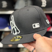 New Era Boston Red Sox 'Batterman' Black 59FIFTY Fitted Hat - Product Image