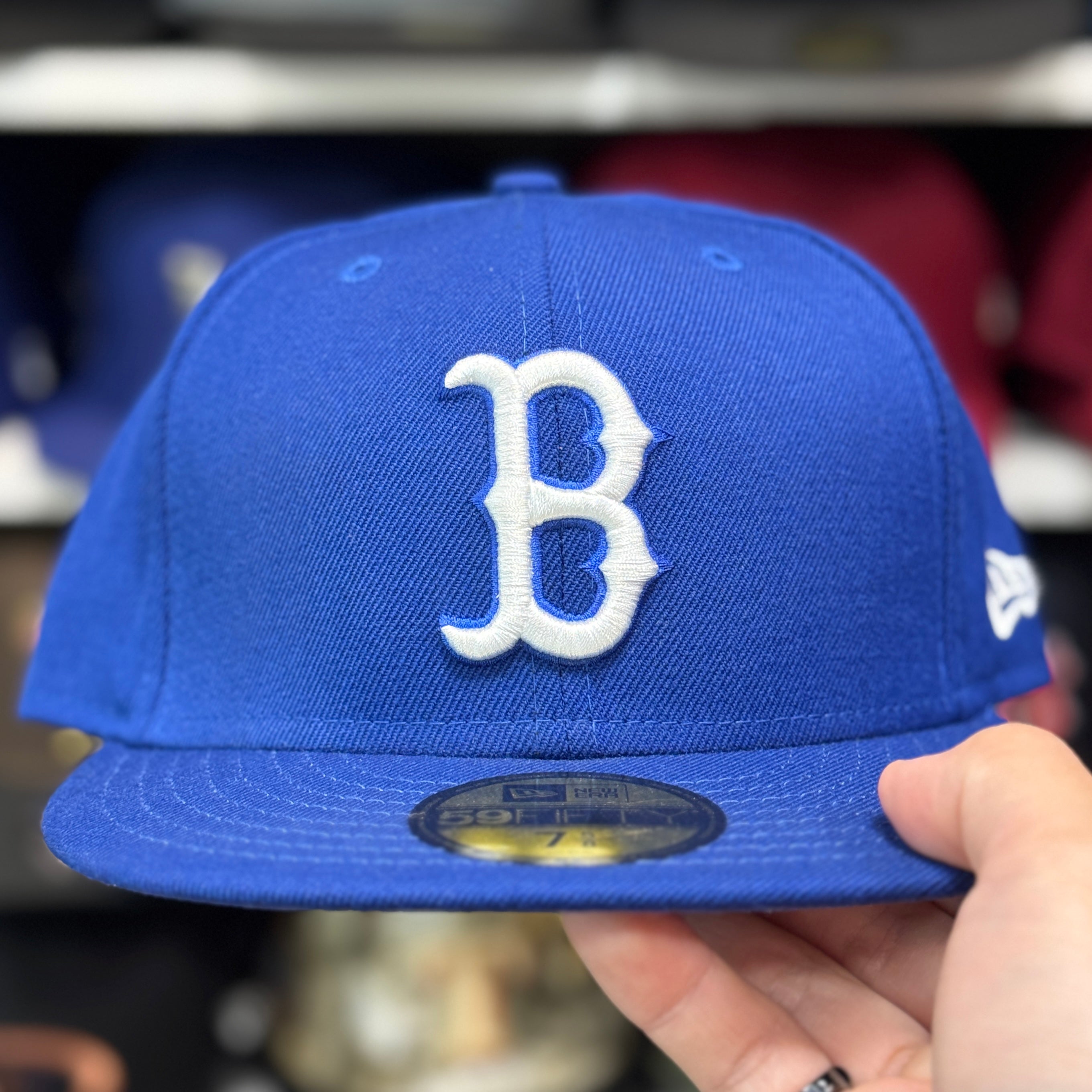 New Era Boston Red Sox Royal Blue 59FIFTY Fitted Hat - Product Image
