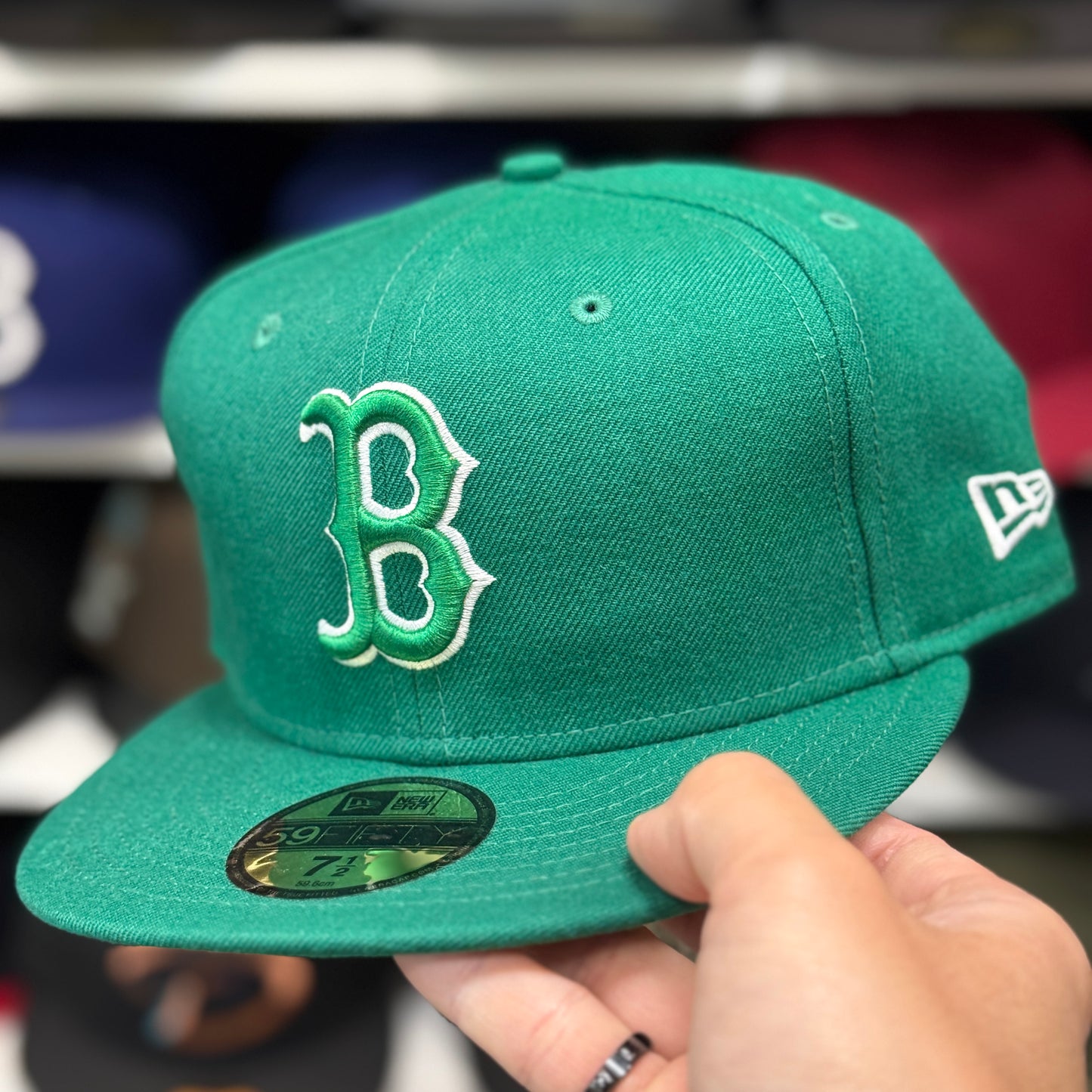 New Era Boston Red Sox Kelly Green 59FIFTY Fitted Hat - Product Image