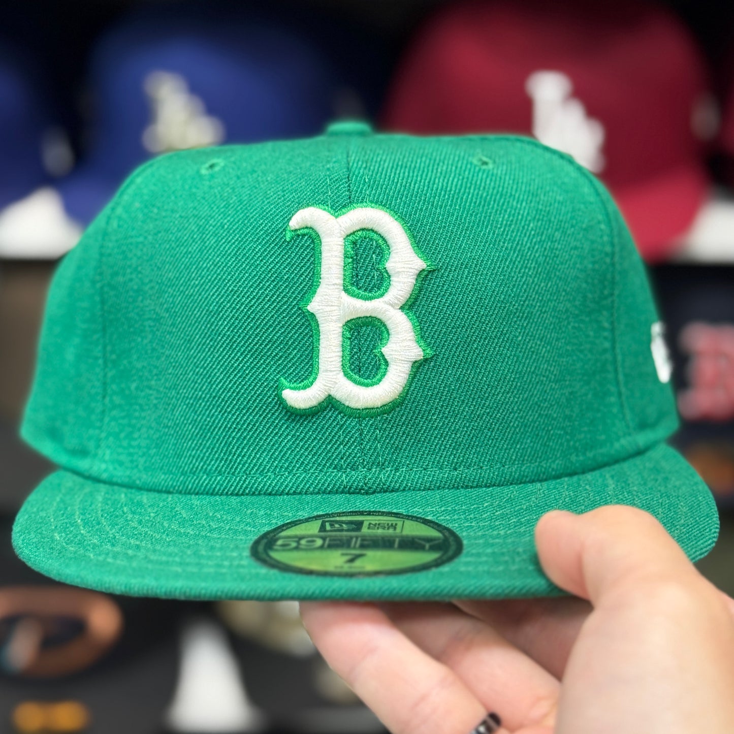 New Era Boston Red Sox Kelly Green 59FIFTY Fitted Hat - Product Image