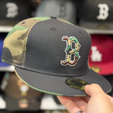 New Era Boston Red Sox 'Studded Camouflage' Black 59FIFTY Fitted Hat
