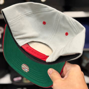Cincinnati Reds Grey/Red Vintage Snapback - Product Image