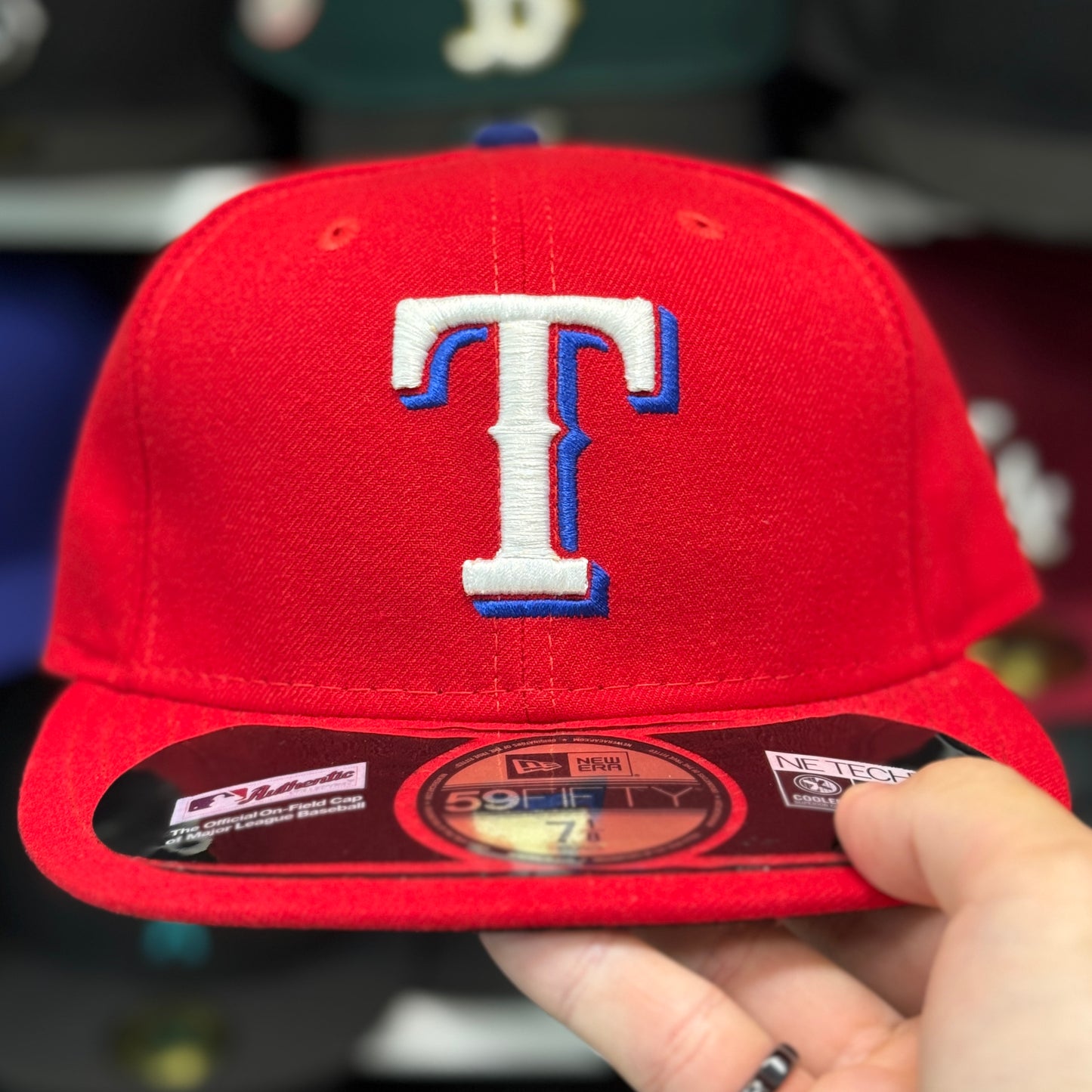 New Era Texas Rangers 59FIFTY Fitted Hat Red