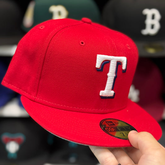 New Era Texas Rangers 59FIFTY Fitted Hat Red