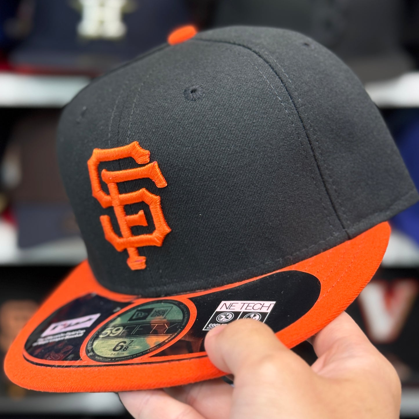 New Era San Francisco Giants 59FIFTY Fitted Hat | Black/Orange - Product Image