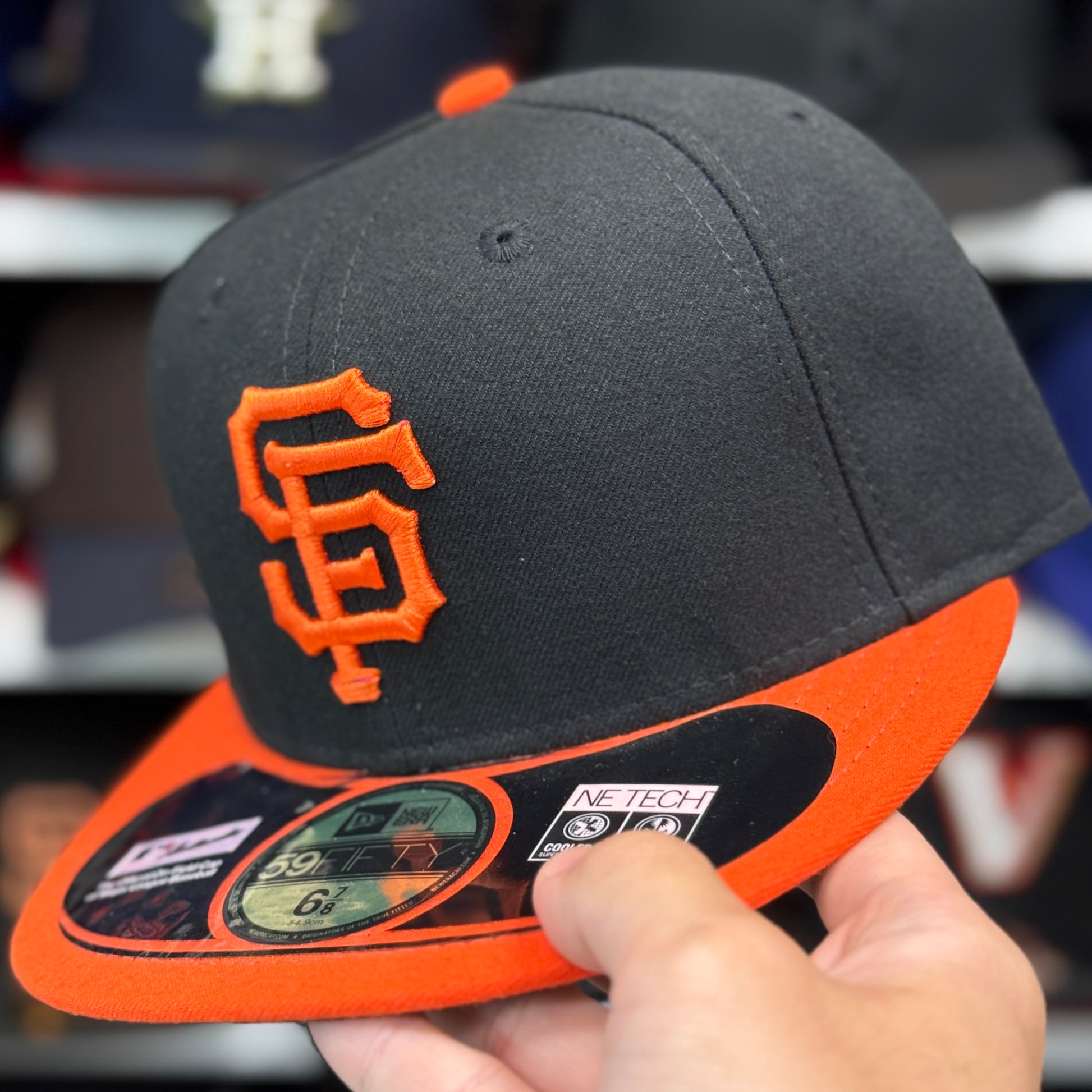 New Era San Francisco Giants 59FIFTY Fitted Hat | Black/Orange - Product Image
